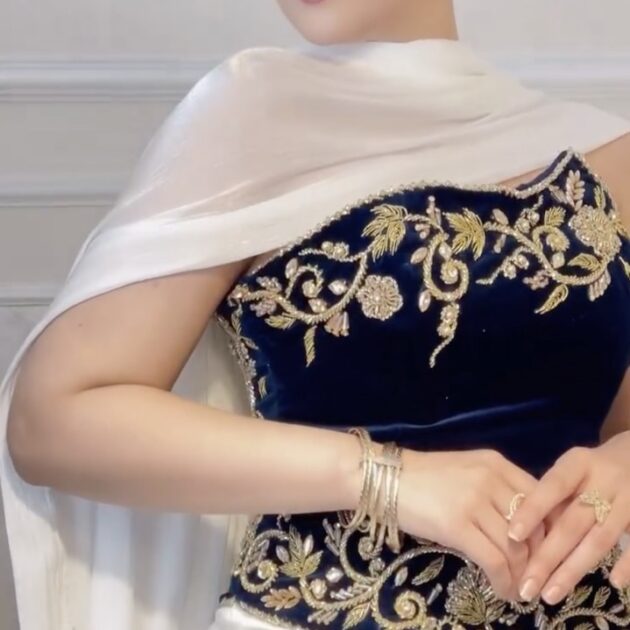 كراكو عصري بتطريز ذهبي 👑